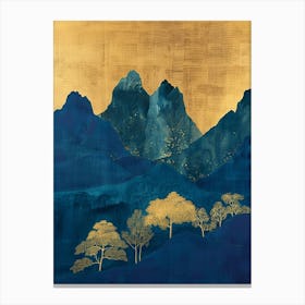 Golden Mountains Canvas Print Canvas Print