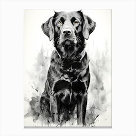 Barking Beauty Canvas Print