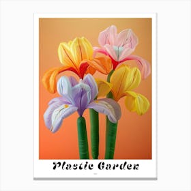 Dreamy Inflatable Flowers Poster Iris 3 Canvas Print