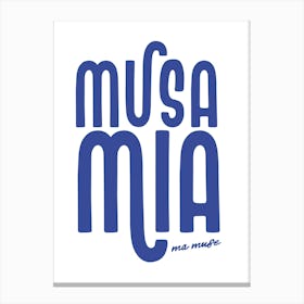 Musa Mia Poster Ciao Bella Amalfi Coast Wall Art, Hello Beautiful Italy Print, La Dolce Vita Home Decor Canvas Print