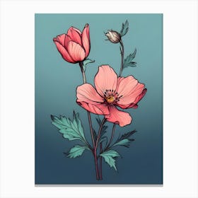 Poppies 22 Canvas Print