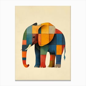 Colorful Elephant Canvas Print