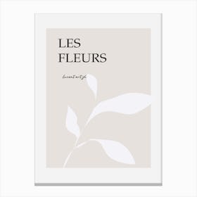 Les Fleurs 1 Canvas Print