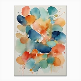 Abstract Watercolor Painting 9 Canvas Print