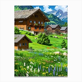 Alpine Village 3 Canvas Print