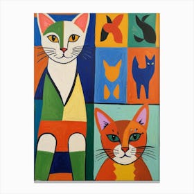 Cats And Kittens Canvas Print