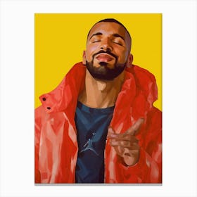 Drake Meme Drakeposting Yes Canvas Print