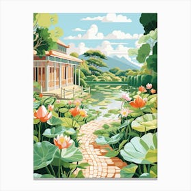 Ganna Walska Lotusland Usa Illustration Canvas Print