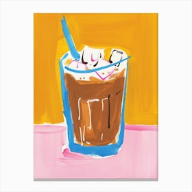 Iced Coffee Canvas Print