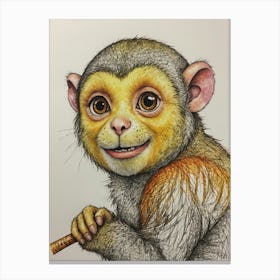 Monkey Canvas Print