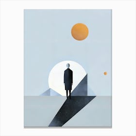 Minimalist Land Canvas Print