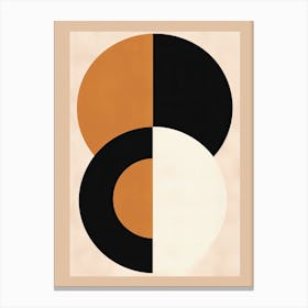 Landshut Linearity, Geometric Bauhaus Canvas Print