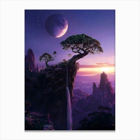 Tree In The Sky Canvas Print