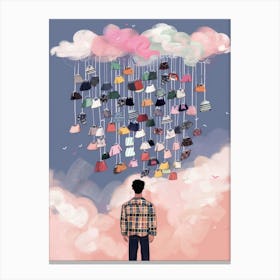 Cloud Hats Canvas Print