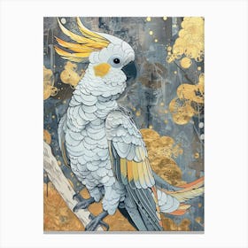 Cockatoo Precisionist Illustration 2 Canvas Print