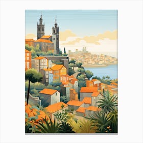 Porto Portugal 3 Illustration Canvas Print