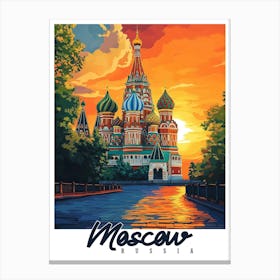 St. Basil's Cathedral, Moscow Canvas Print