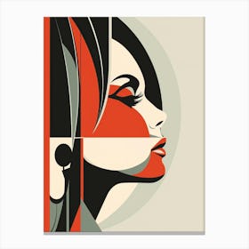 Woman'S Face 151 Canvas Print