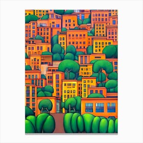 Medellin Cityscape Canvas Print