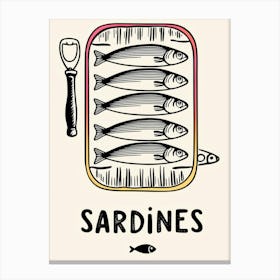 Sardines 17 Canvas Print