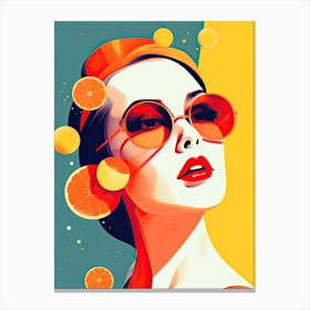 lemon pop art Canvas Print