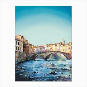 Bridge Over The River Canvas Print