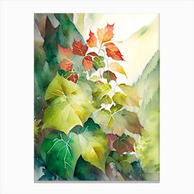 Poison Ivy In Rocky Mountains Landscape Pop Art 9 Canvas Print