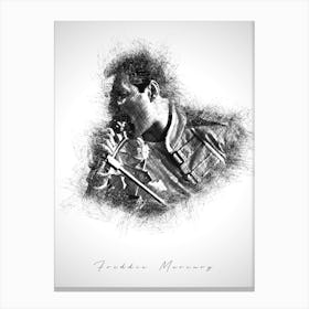 Freddie Mercury Canvas Print