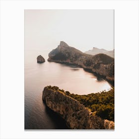 Coast Mallorca Viewpoint - Formentor by sunrise - travel photography Canvas Print