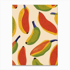 Fruit Pattern Illustration Canvas Print