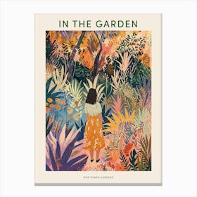 In The Garden Poster Bok Tower Gardens Canvas Print