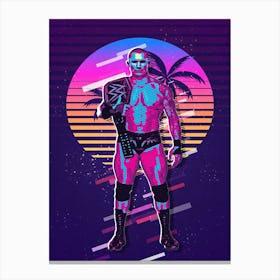 Randy Orton 80s Retro Canvas Print