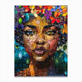 Mosaic Art Canvas Print