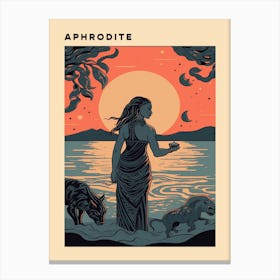 Aphrodite Poster 2 Canvas Print