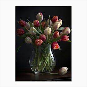 Colourful Tulips 2 Canvas Print