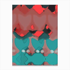 Abstract Heart Canvas Print