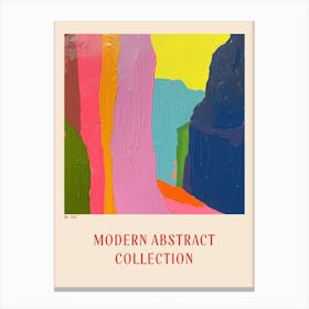 Modern Abstract Collection Poster 105 Canvas Print