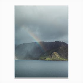 Fjord Rainbow Canvas Print