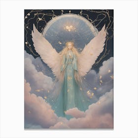 Angel Of The Sky Canvas Print