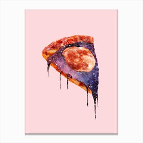 Galaxy Pizza Canvas Print
