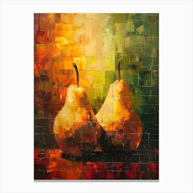 Two Pears 8 Canvas Print