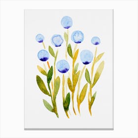 Simple Flowers Canvas Print