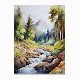 Uk.mountain forest landscape Canvas Print