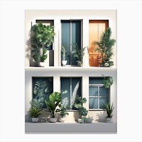 Plants as Artwork Canvas Print