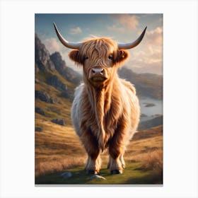 Highland Cow 28 Canvas Print