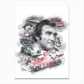 Clay Regazzoni 1 Canvas Print