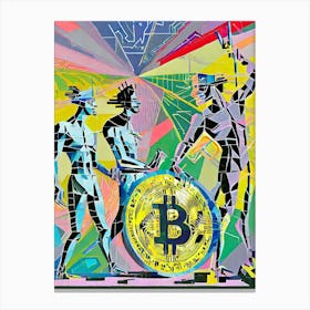 Bitcoin Art Canvas Print