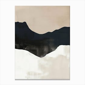 Balanced Drift Minimalist Style Canvas Print