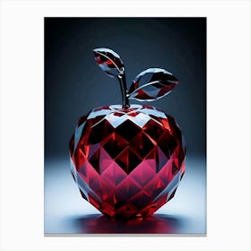 Apple Crystal Canvas Print