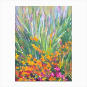 Mother In Law’S Tongue Impressionist Painting Plant Canvas Print